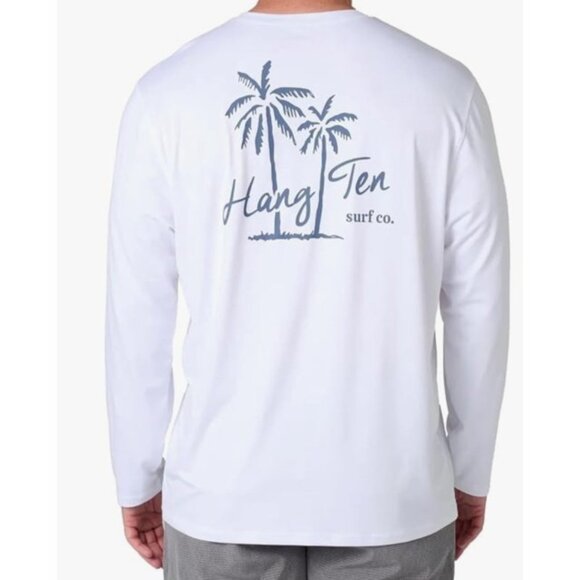 ‌Hang Ten Men's Long Sleeve Sun Shirt, UPF 50+ and Quick Dry - Picture 3 of 5